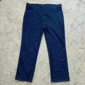 Wrangler Vintage Mens Regular Fit Classic Blue Denim Jeans